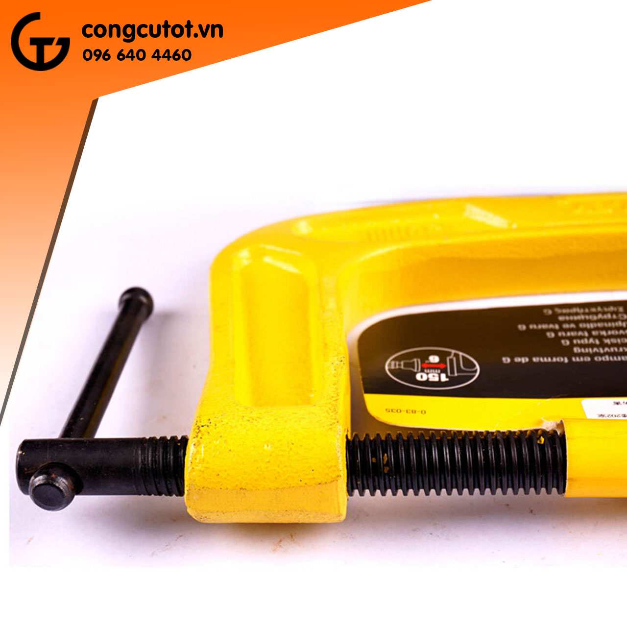 Hình ảnh 6 của mặt hàng Kẹp kiểu chữ C 8" Stanley 83-036K