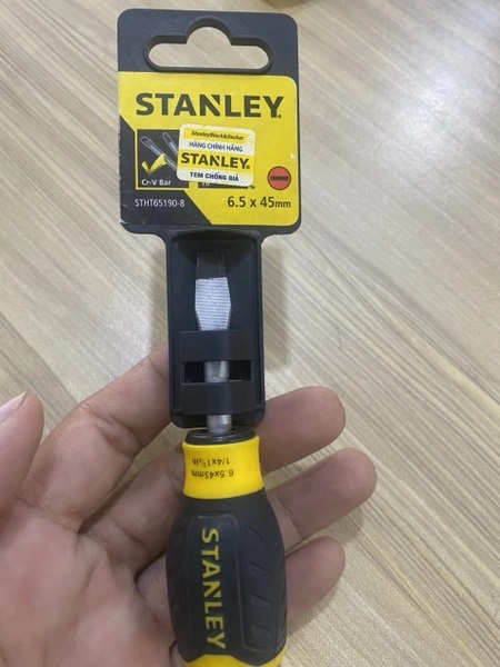 Hình ảnh 3 của mặt hàng Tua vít dẹp 6.5MM X 38MM Stanley STMT60825-8