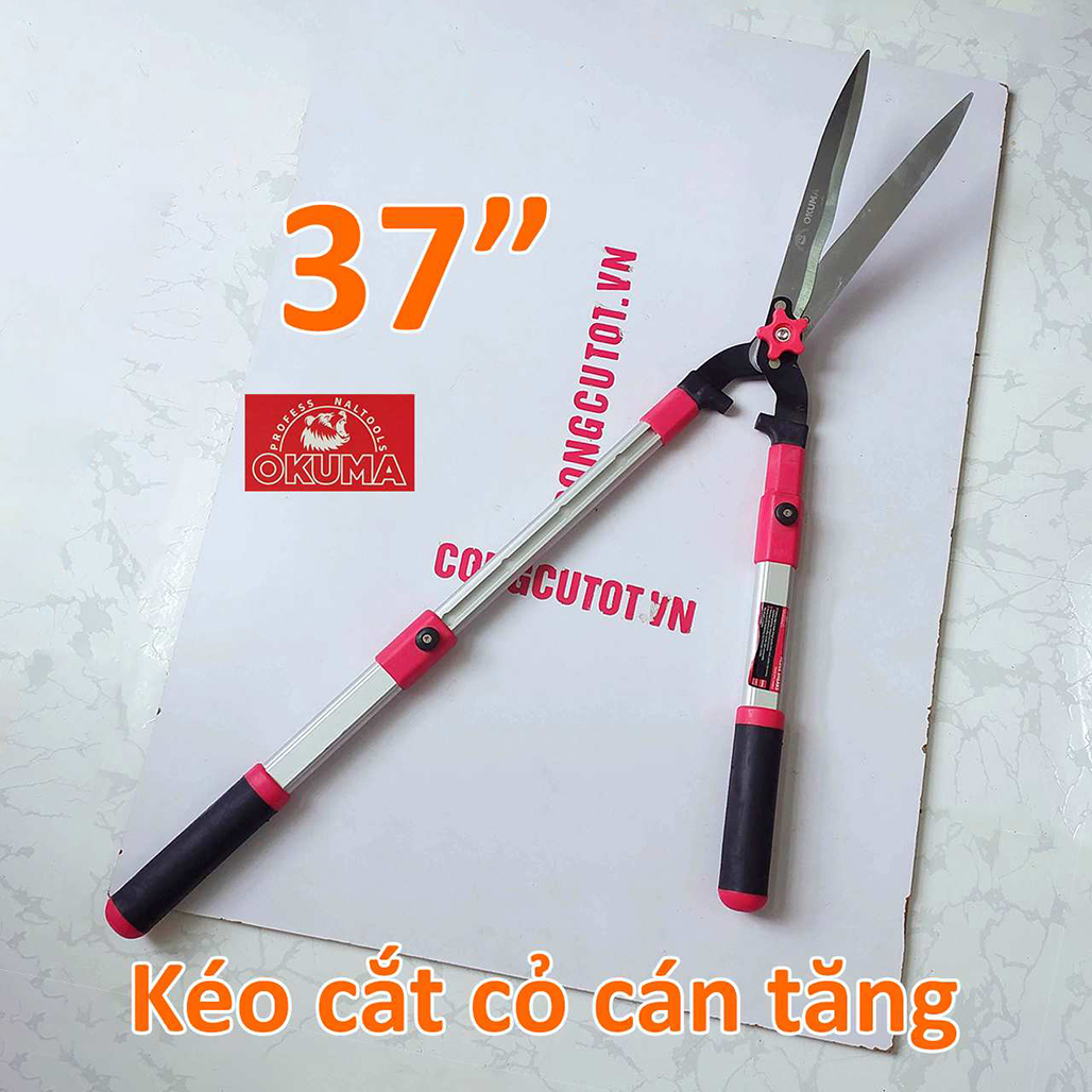 Hình ảnh 4 của mặt hàng Kéo cắt cỏ cao cấp cán tăng OKUMA