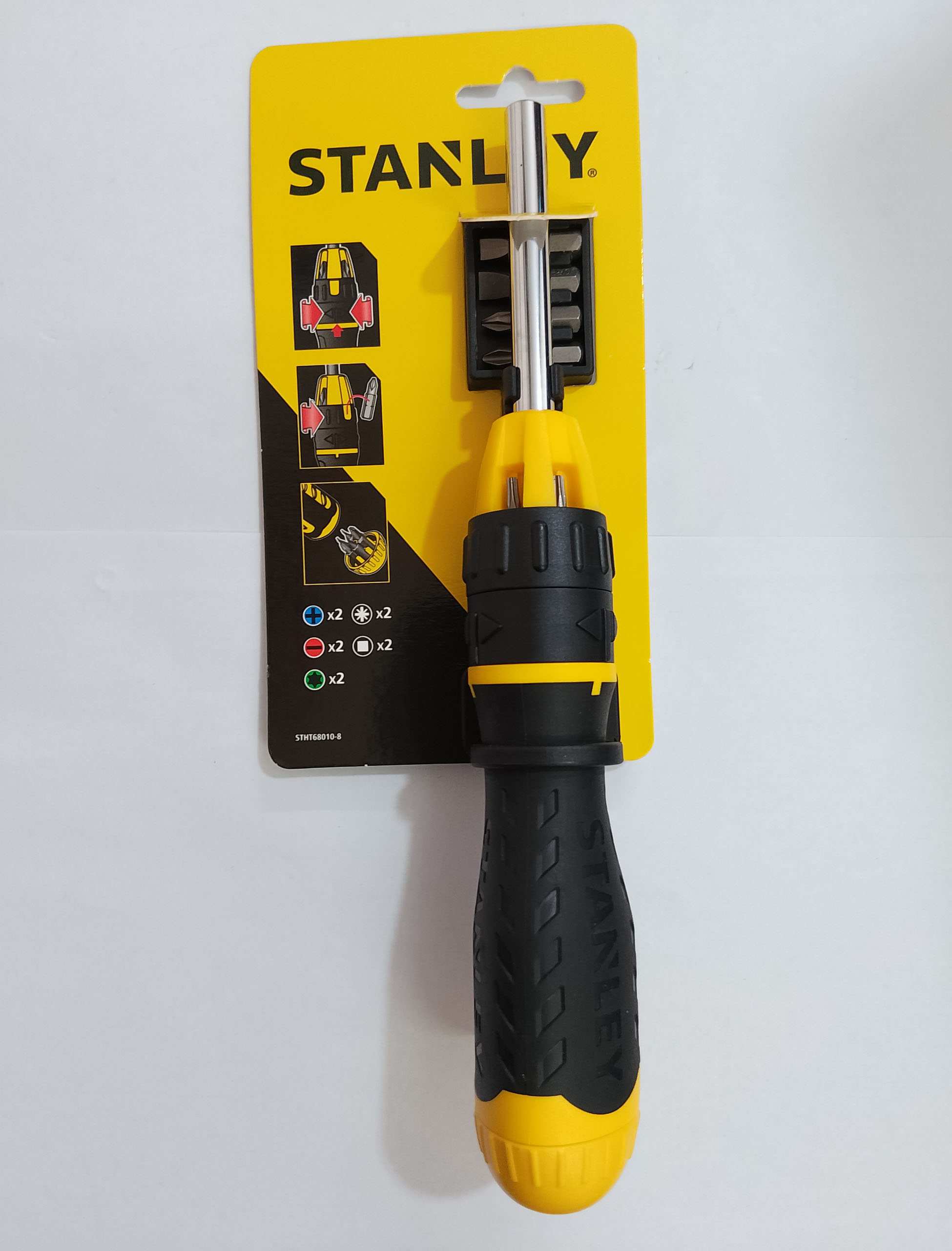 Hình ảnh 10 của mặt hàng Tua vít (10 mũi) Stanley STHT68010-8