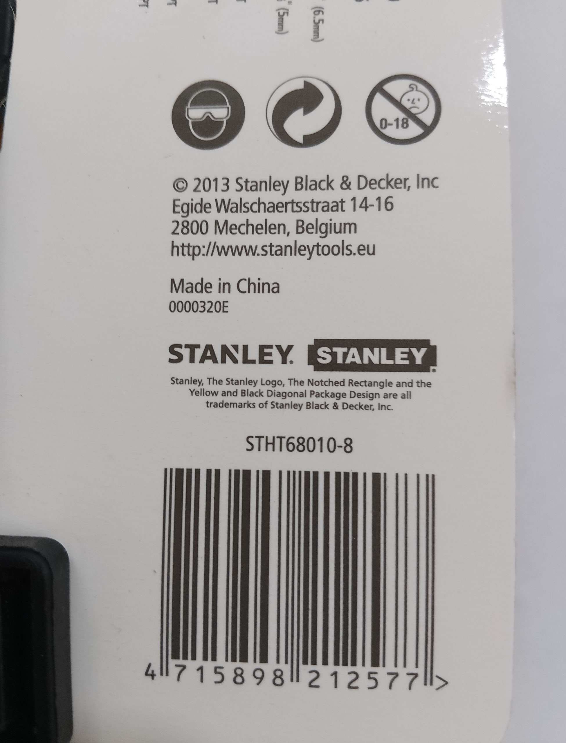 Hình ảnh 11 của mặt hàng Tua vít (10 mũi) Stanley STHT68010-8