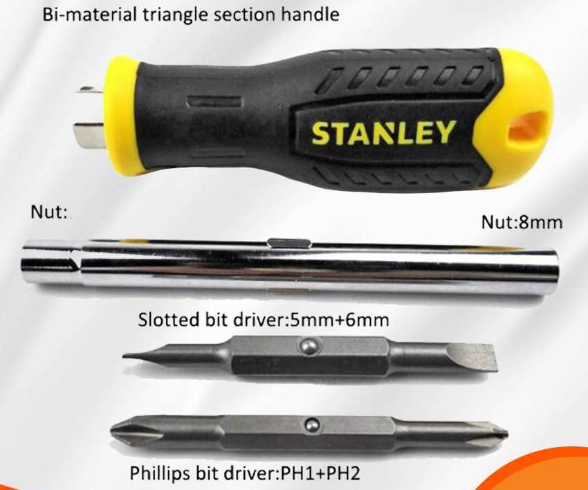 Hình ảnh 4 của mặt hàng Tua vít 6 đầu Stanley STHT68012-8