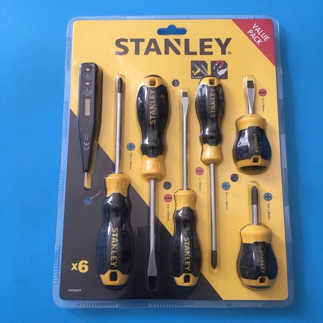 Hình ảnh 1 của mặt hàng Tua vít bộ 6pc Stanley STMT66679