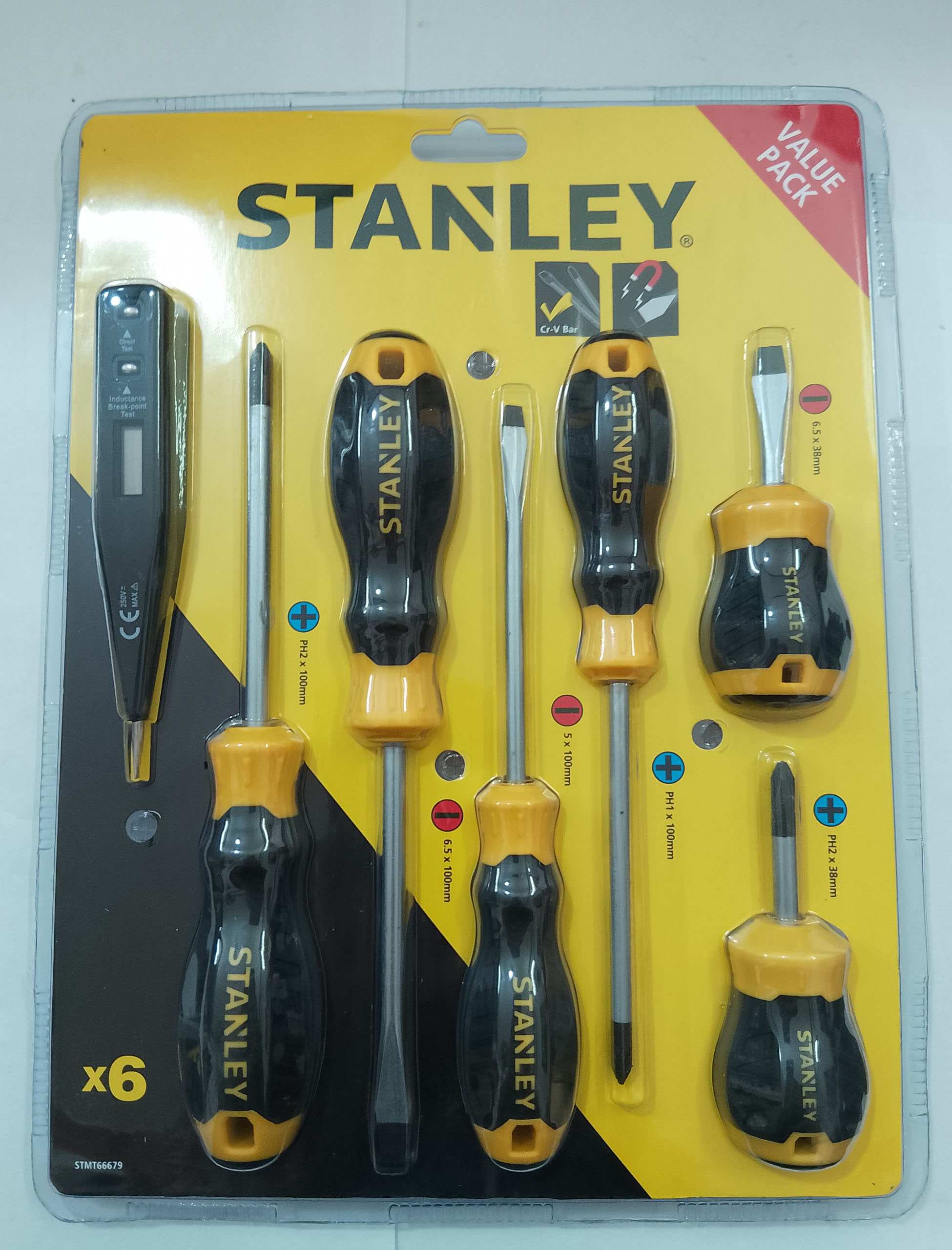 Hình ảnh 9 của mặt hàng Tua vít bộ 6pc Stanley STMT66679