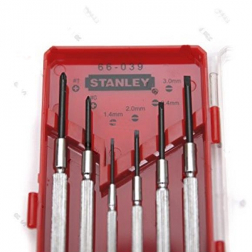 Hình ảnh 2 của mặt hàng Tua vít bộ cán sắt, 6pc Stanley STHT66039-8