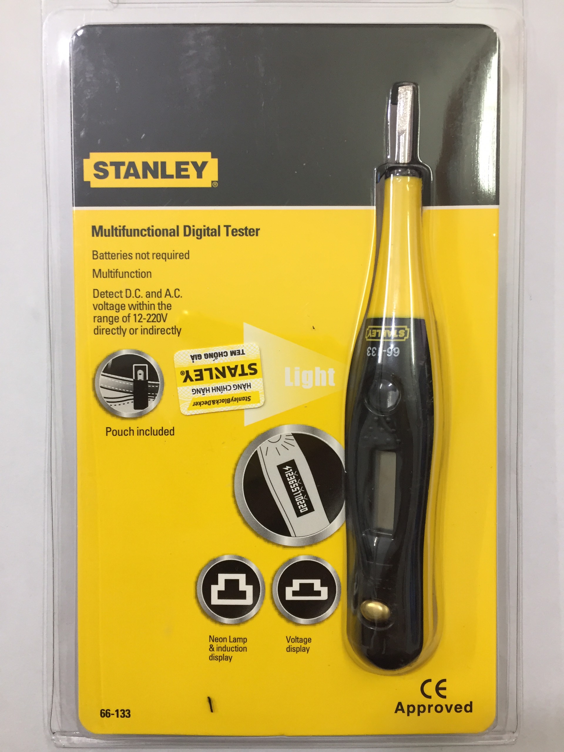 Hình ảnh 3 của mặt hàng Bút thử điện điện tử 135mm Stanley 66-133