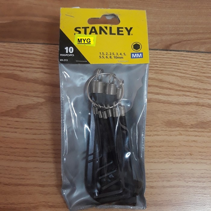 Hình ảnh 5 của mặt hàng Lục giác hệ Met bộ 10pc Stanley 69-213