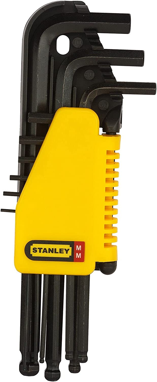 Hình ảnh 3 của mặt hàng Lục giác đầu bi hệ mét (bộ 9 chi tiết) Stanley 69-256