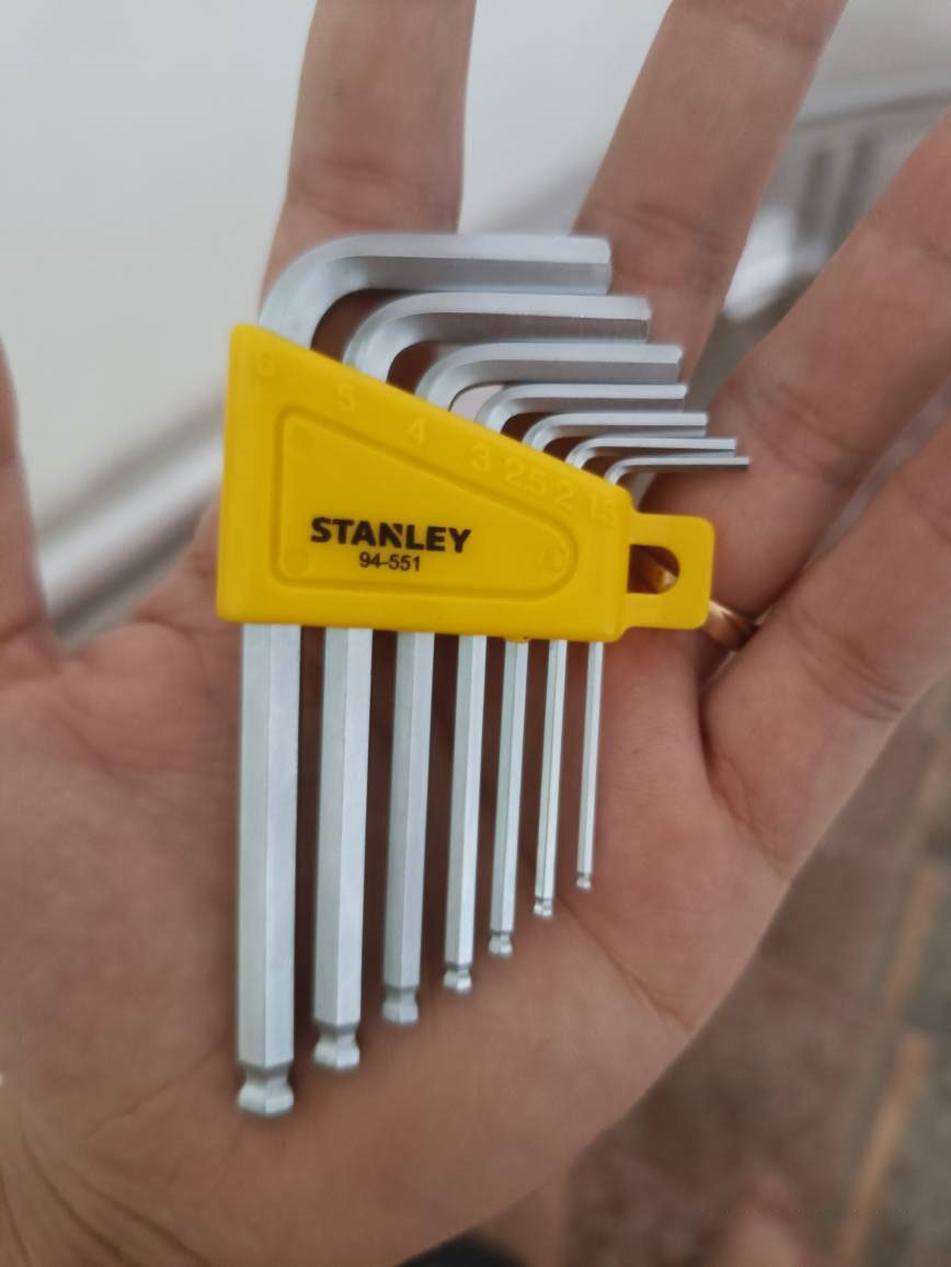 Hình ảnh 6 của mặt hàng Lục giác đầu bi hệ mét (bộ 7pc) Stanley STMT94551-8