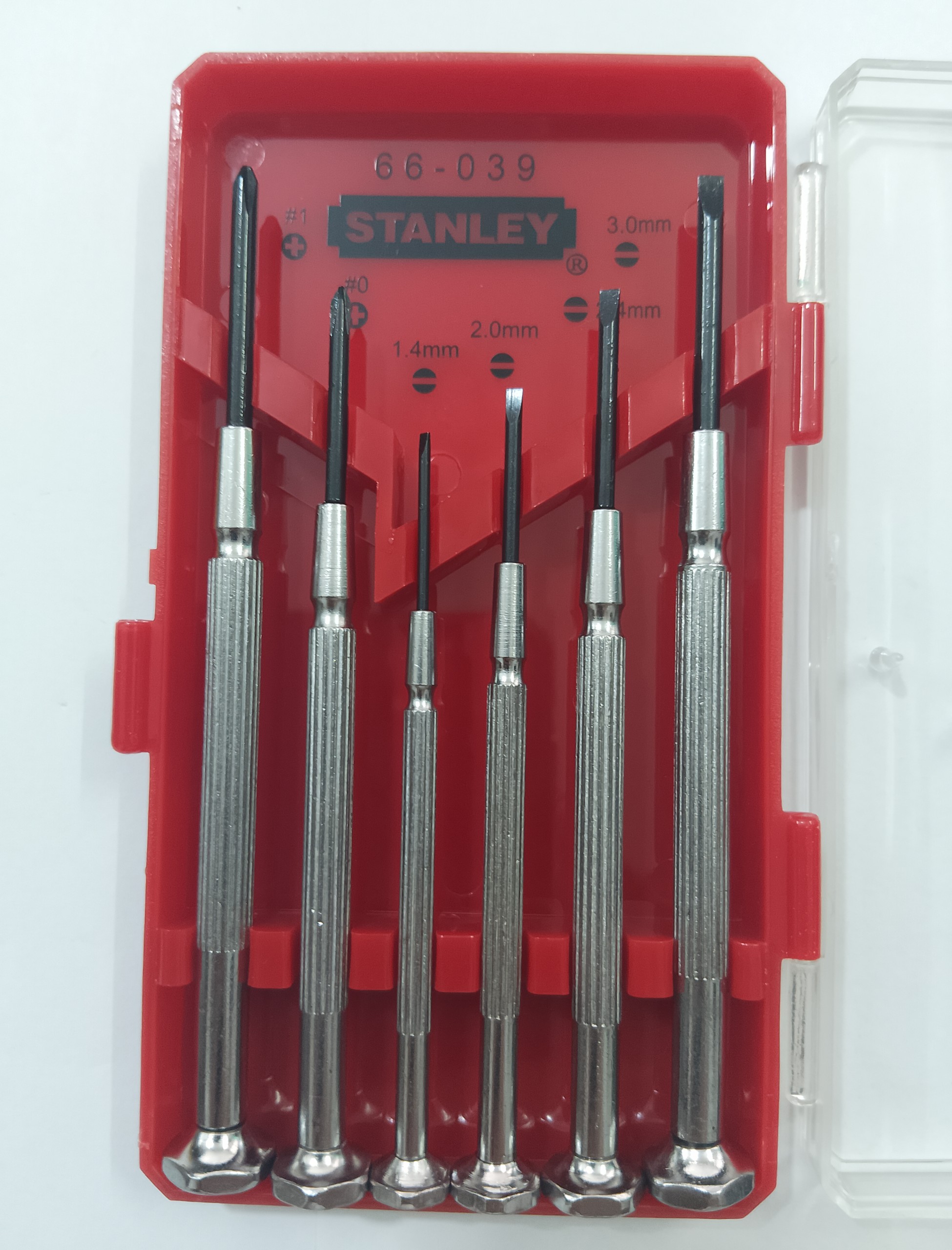 Hình ảnh 11 của mặt hàng Tua vít bộ cán sắt, 6pc Stanley STHT66039-8