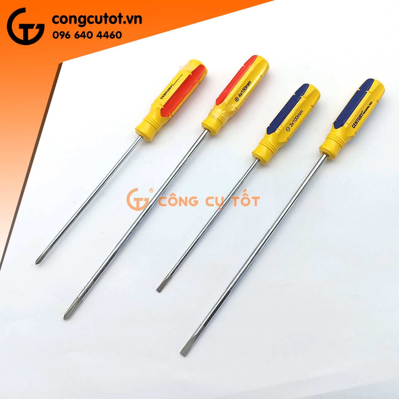 Hình ảnh 3 của mặt hàng Tô vít SỌC dẹp 4x150mm Century (-)