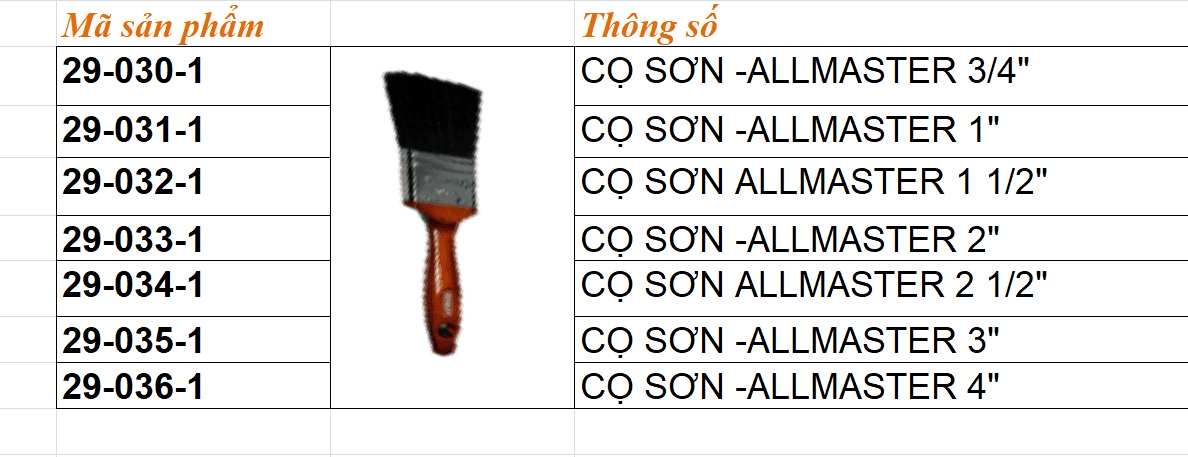 Hình ảnh 4 của mặt hàng Cọ sơn ALLMASTER 3" Stanley 29-035-1