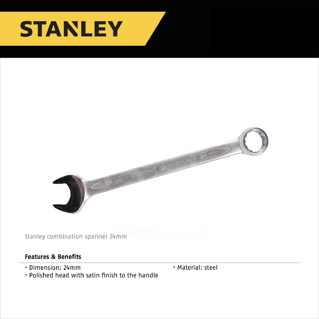 Hình ảnh 11 của mặt hàng Cờ lê vòng miệng 24mm Stanley 87-084