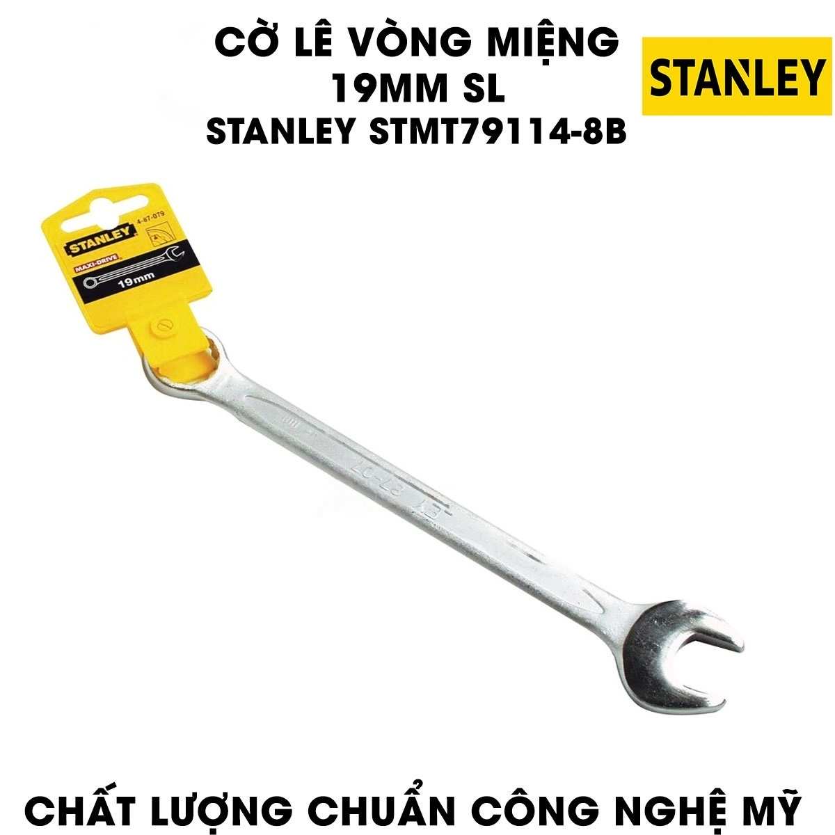 Hình ảnh 2 của mặt hàng Cờ lê vòng miệng 19mm SL Stanley STMT79114-8B
