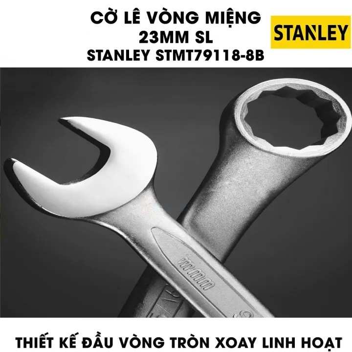 Hình ảnh 3 của mặt hàng Cờ lê vòng miệng 23mm SL Stanley STMT79118-8B