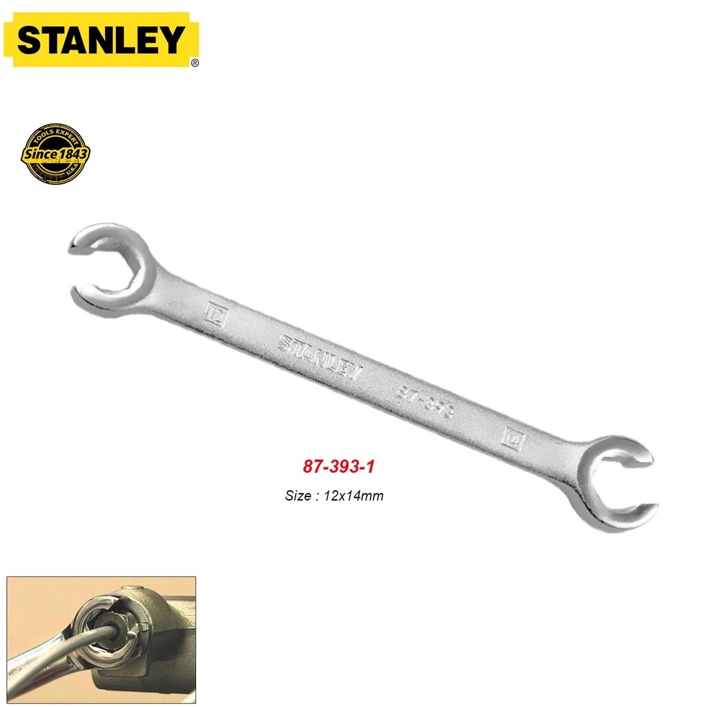 Hình ảnh 6 của mặt hàng Cờ lê mở ống dầu 12x14mm Stanley 87-393-1