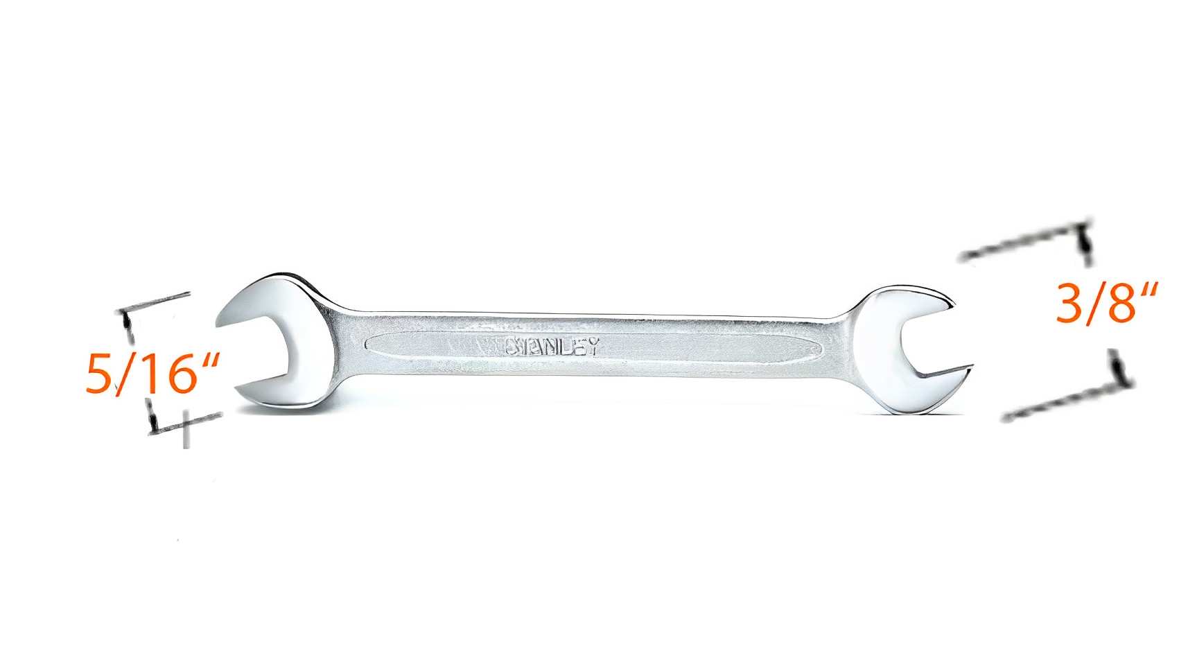 Hình ảnh 7 của mặt hàng Cờ lê hệ inch 2 đầu miệng 5/16"x3/8" Stanley 87-677-1