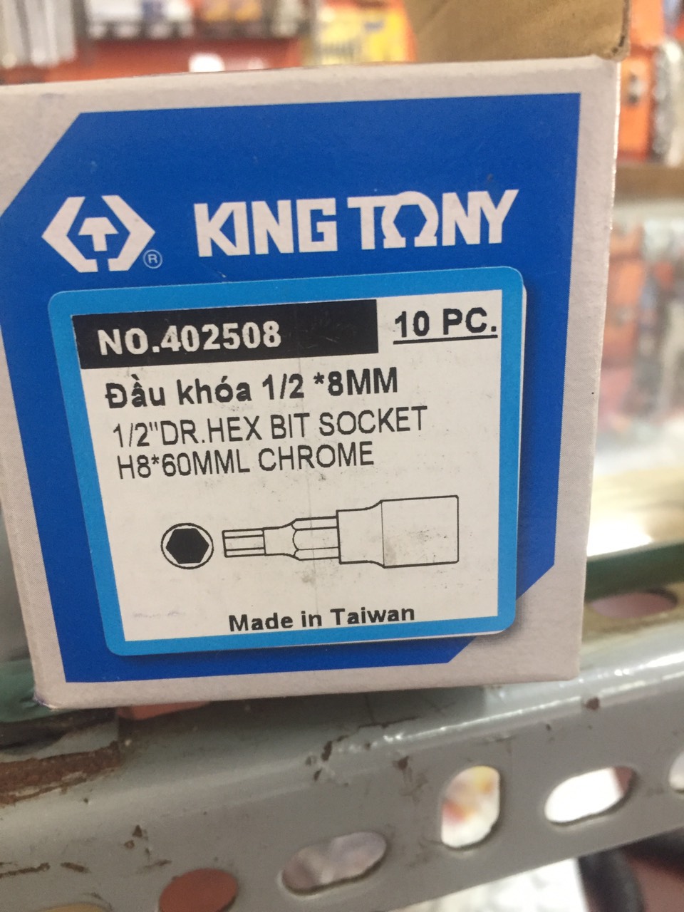 Hình ảnh 1 của mặt hàng Tube Kingtony 1/2" mũi Lục giác H 8