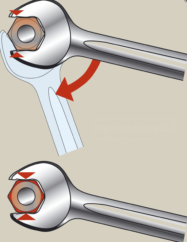 Hình ảnh 8 của mặt hàng Cờ lê hệ mét vòng miệng (bộ 14c) Stanley STMT73647-8