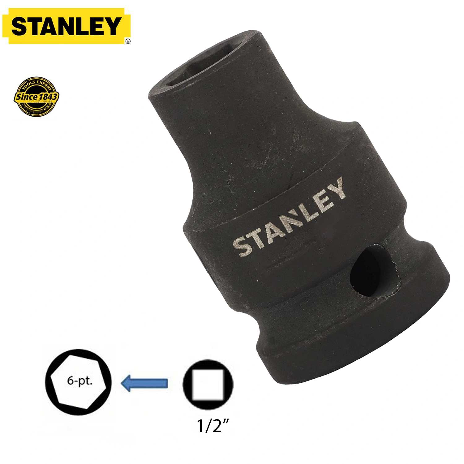 Hình ảnh 7 của mặt hàng Đầu tuýp 1/2" 8mm Stanley STMT89435-8B