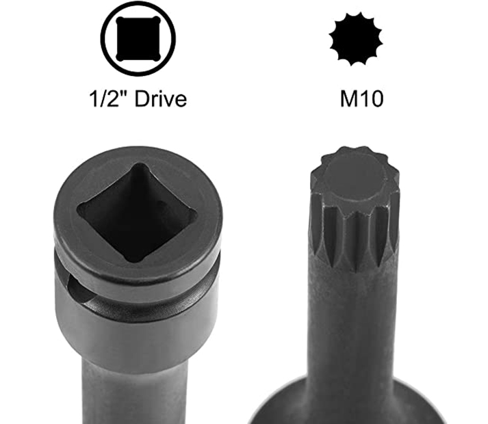 Hình ảnh 6 của mặt hàng Đầu tuýp 1/2" Impact Spline Bit M10 Stanley STMT73509- 8B