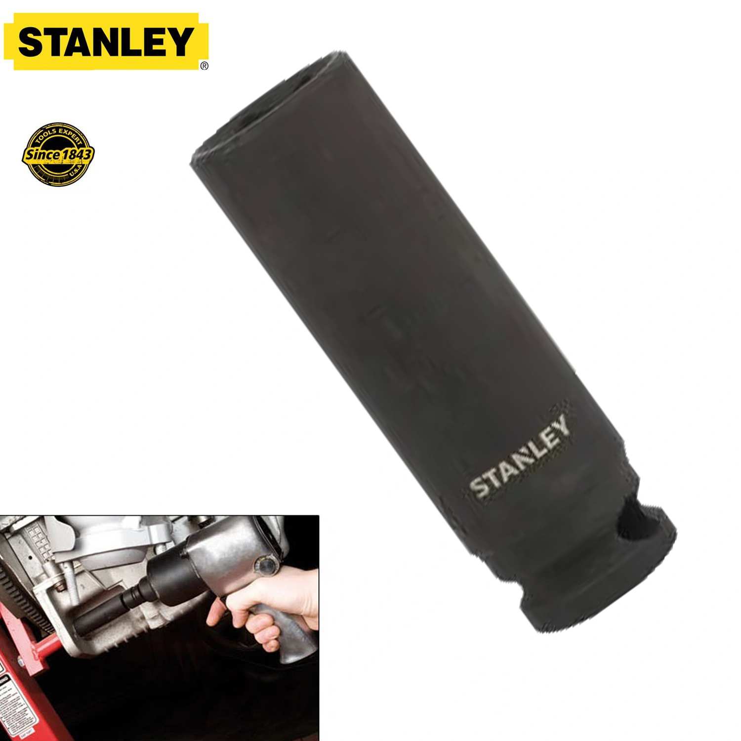 Hình ảnh 9 của mặt hàng Đầu tuýp 3/8" deep 22mm Stanley STMT73457-8B