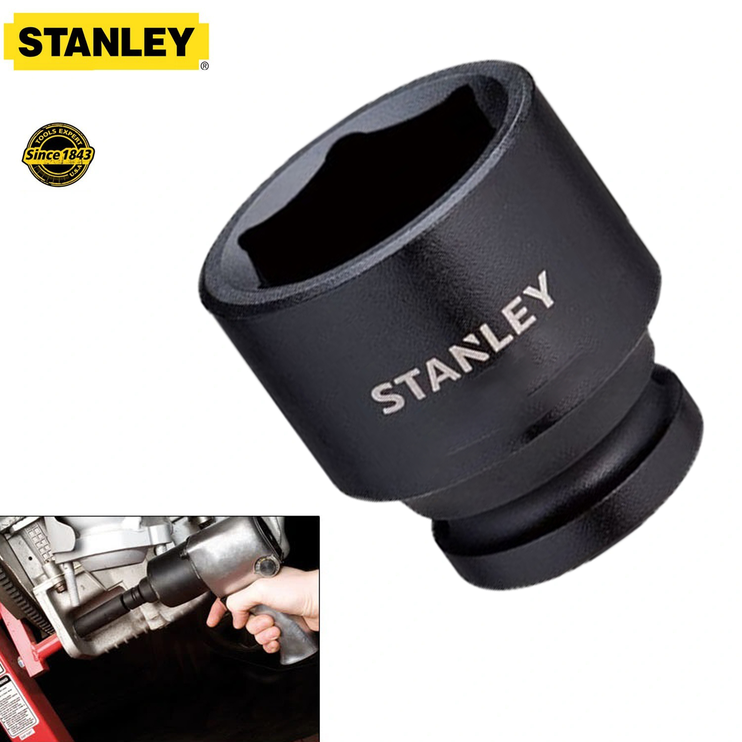Hình ảnh 10 của mặt hàng Đầu tuýp 3/4" 6pt 28mm Stanley STMT89406-8B
