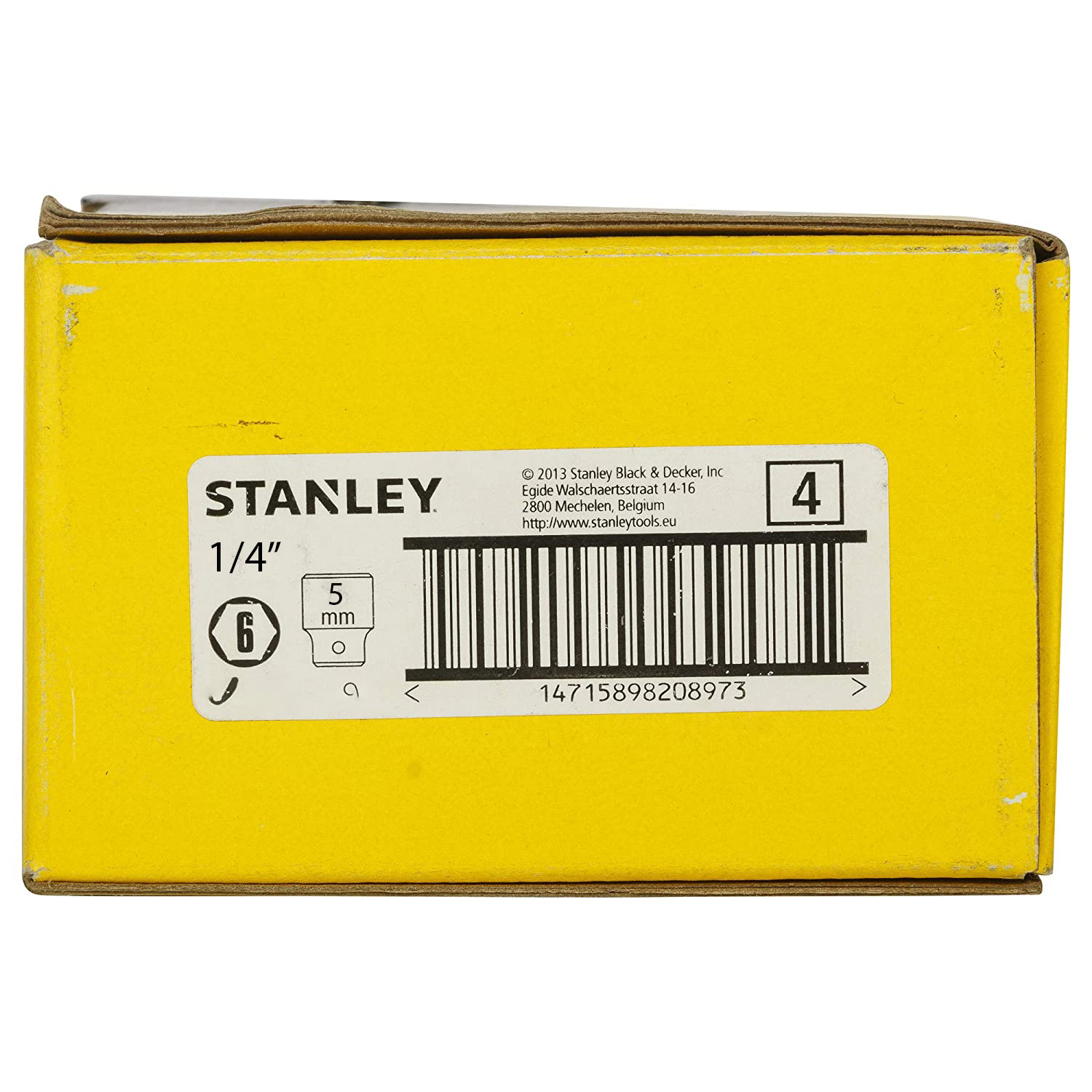 Hình ảnh 7 của mặt hàng Đầu tuýp 1/4" 6PT 5mm Stanley STMT72876-8B