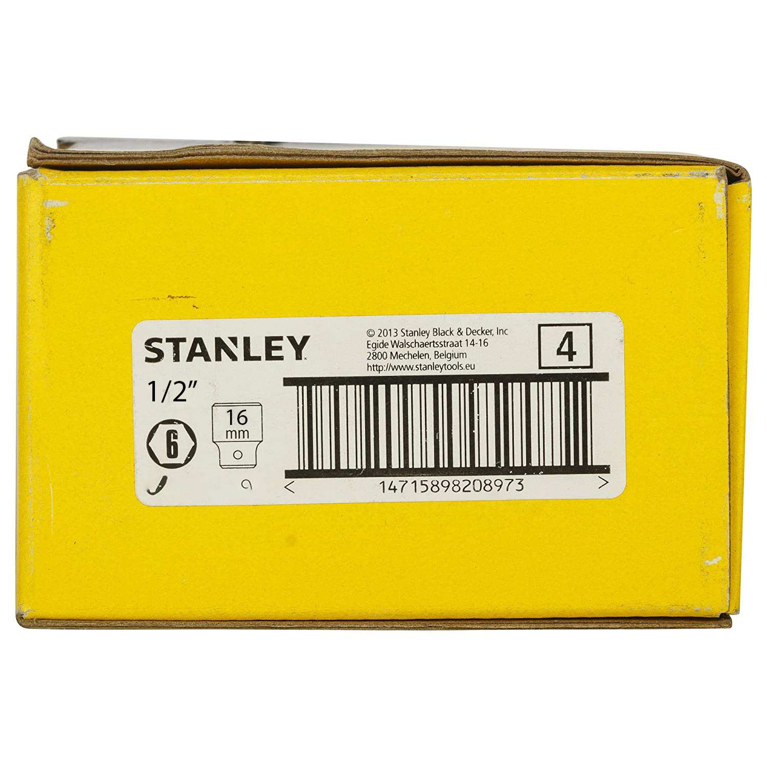 Hình ảnh 7 của mặt hàng Đầu tuýp 1/2" 16mm, 6pt Stanley STMT72941-8B