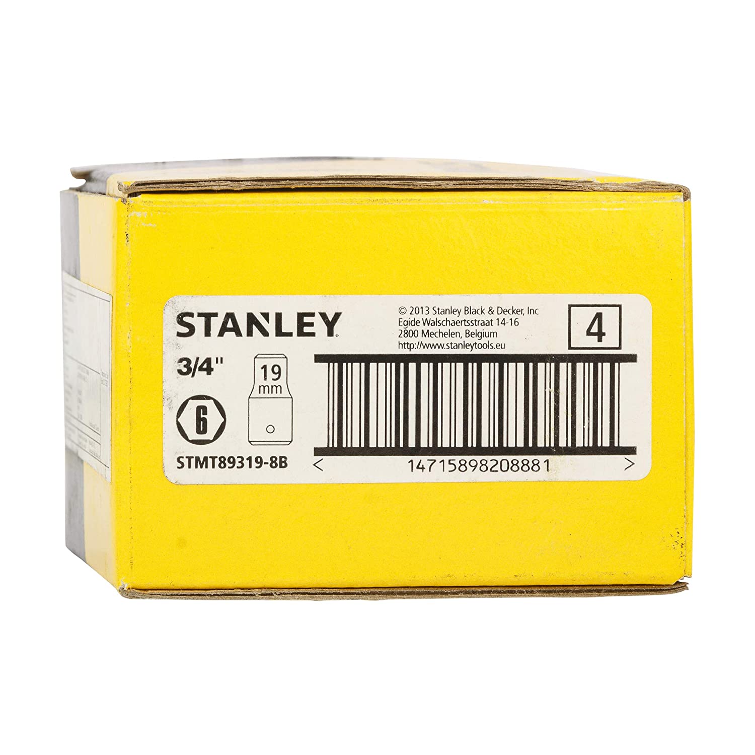 Hình ảnh 7 của mặt hàng Đầu tuýp 3/4" 6PT 19mm Stanley STMT89319-8B