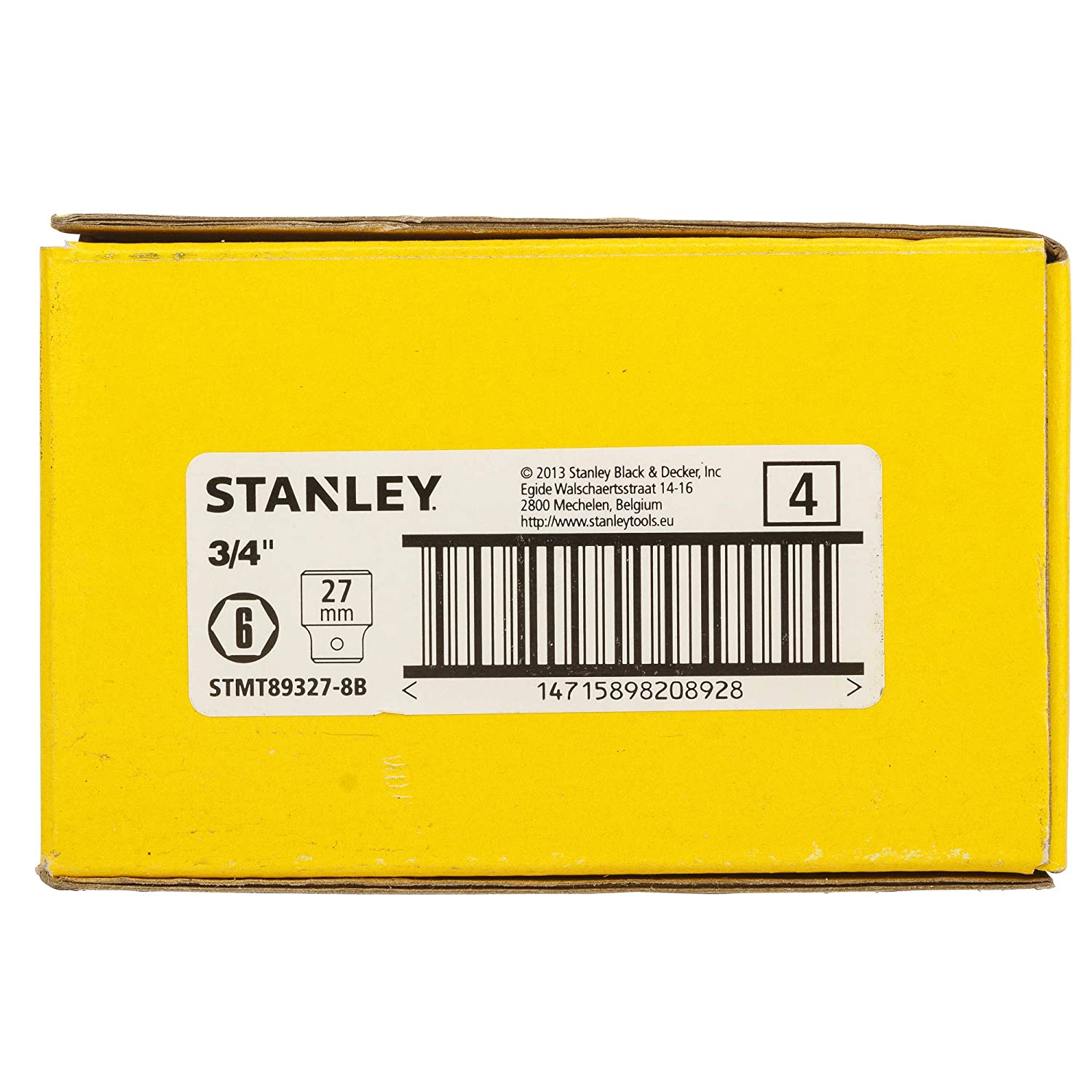 Hình ảnh 6 của mặt hàng Đầu tuýp 3/4" 6PT 27mm Stanley STMT89327-8B