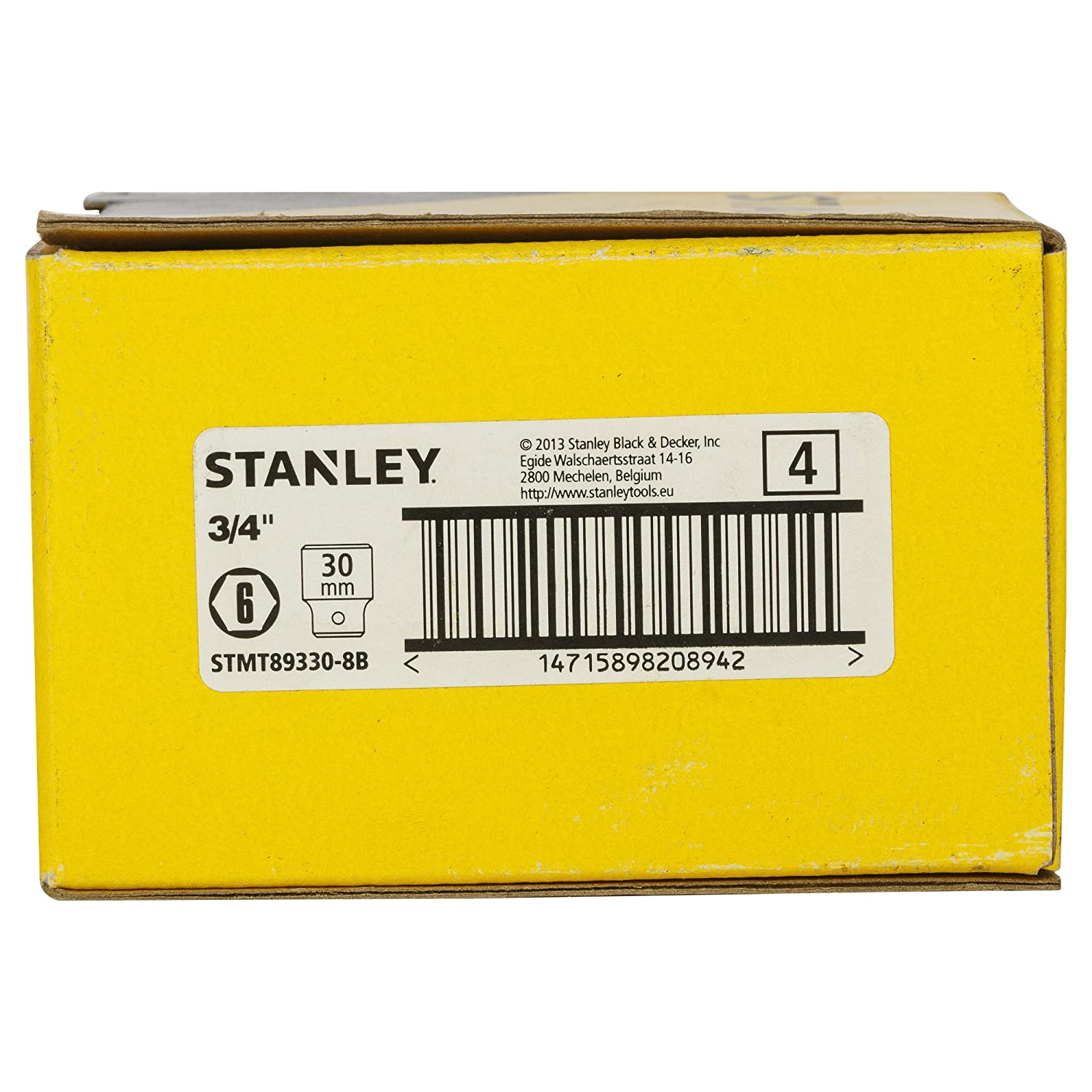 Hình ảnh 8 của mặt hàng Đầu tuýp 3/4" 6PT 30mm Stanley STMT89330-8B