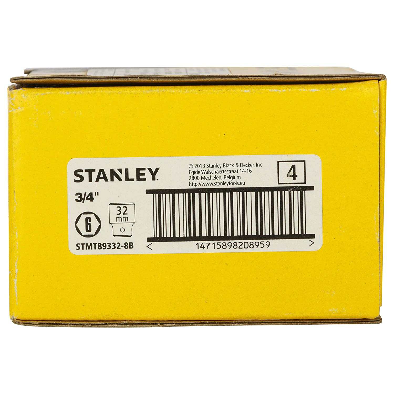 Hình ảnh 8 của mặt hàng Đầu tuýp 3/4" 6PT 32mm Stanley STMT89332-8B