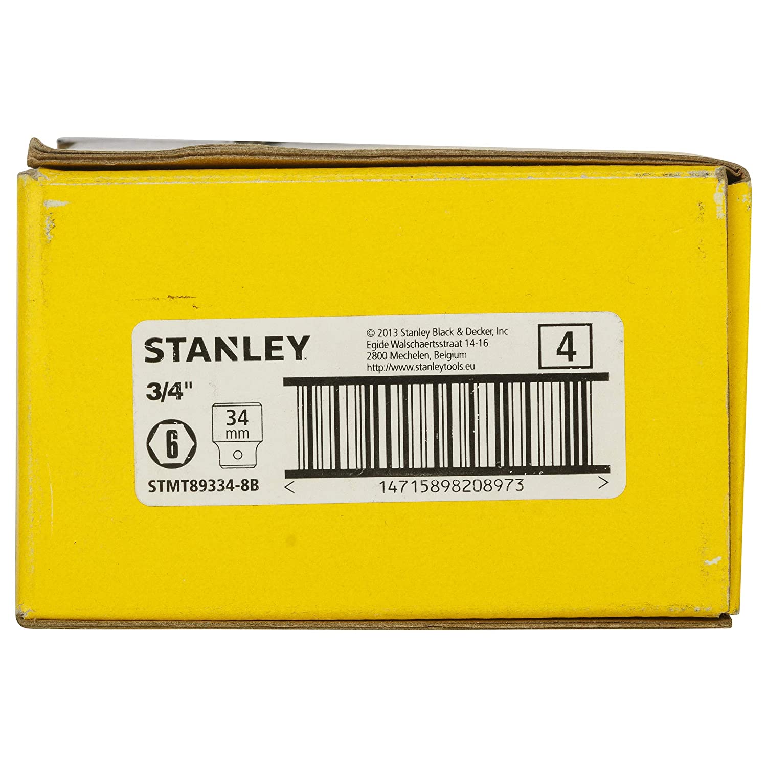 Hình ảnh 8 của mặt hàng Đầu tuýp 3/4" 6PT 34mm Stanley STMT89334-8B