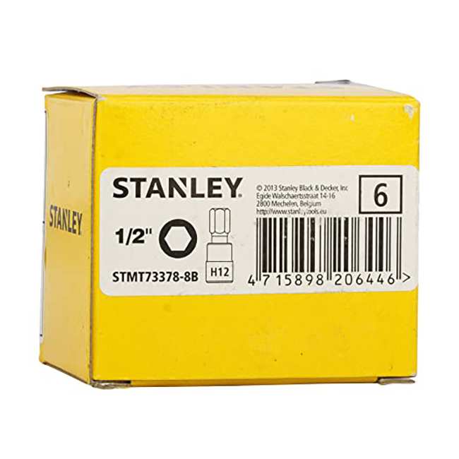 Hình ảnh 7 của mặt hàng Đầu tuýp 1/2" lục giác 12mm Stanley STMT73378-8B