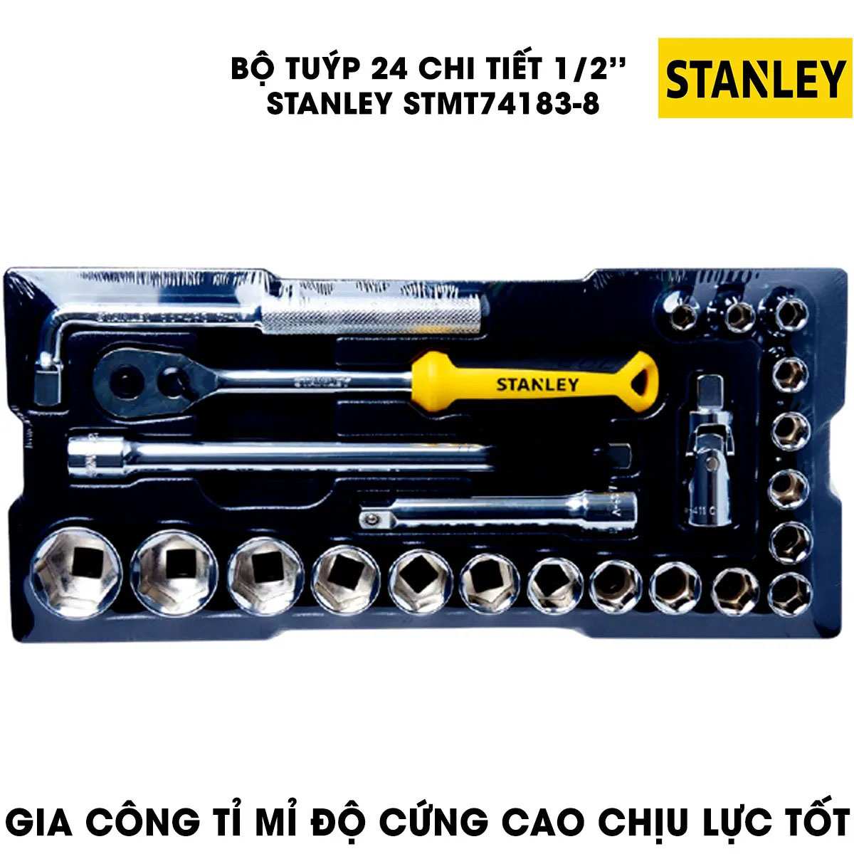 Hình ảnh 4 của mặt hàng Đầu tuýp 24pc (428x175x52mm) Stanley STMT74183-8