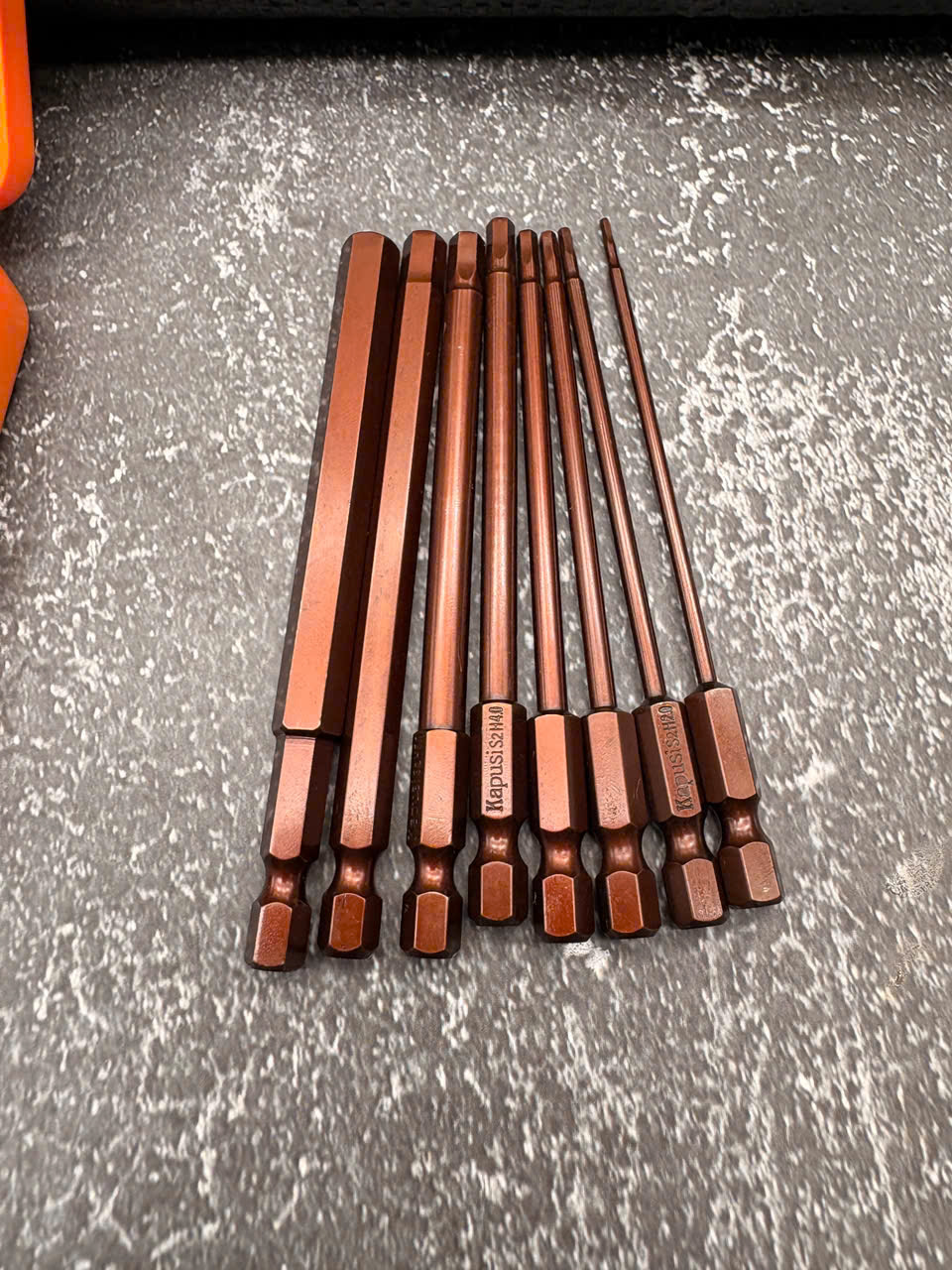 Hình ảnh 8 của mặt hàng BỘ MŨI LỤC GIÁC NÂU 8PC (100mm) k-7185