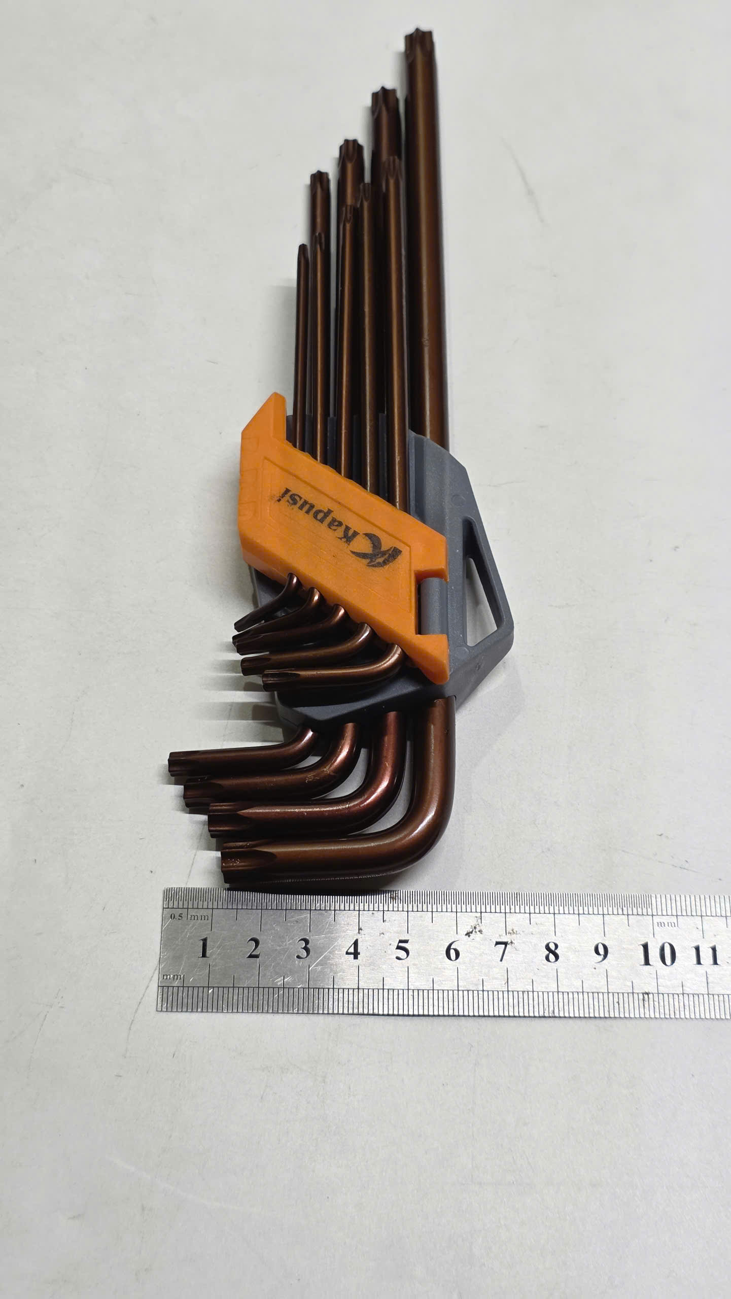 Hình ảnh 6 của mặt hàng BỘ LỤC GIÁC NÂU 9PC (BÔNG) K-7407