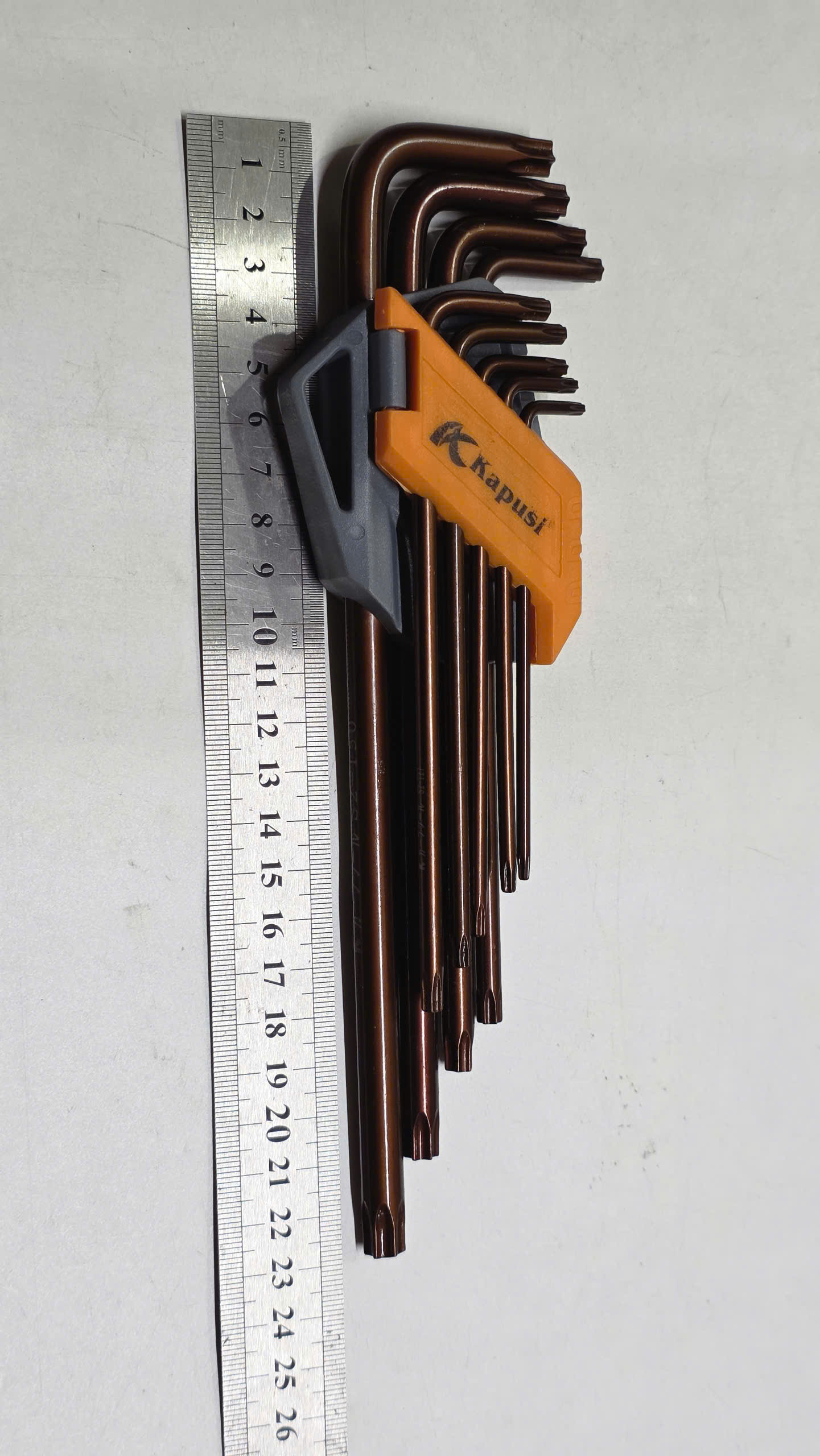 Hình ảnh 17 của mặt hàng BỘ LỤC GIÁC NÂU 9PC (BÔNG) K-7407