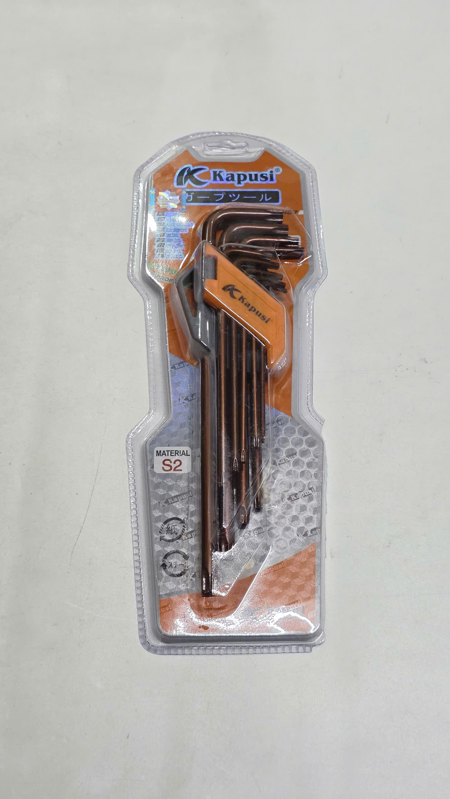 Hình ảnh 7 của mặt hàng BỘ LỤC GIÁC NÂU 9PC (BÔNG) K-7407