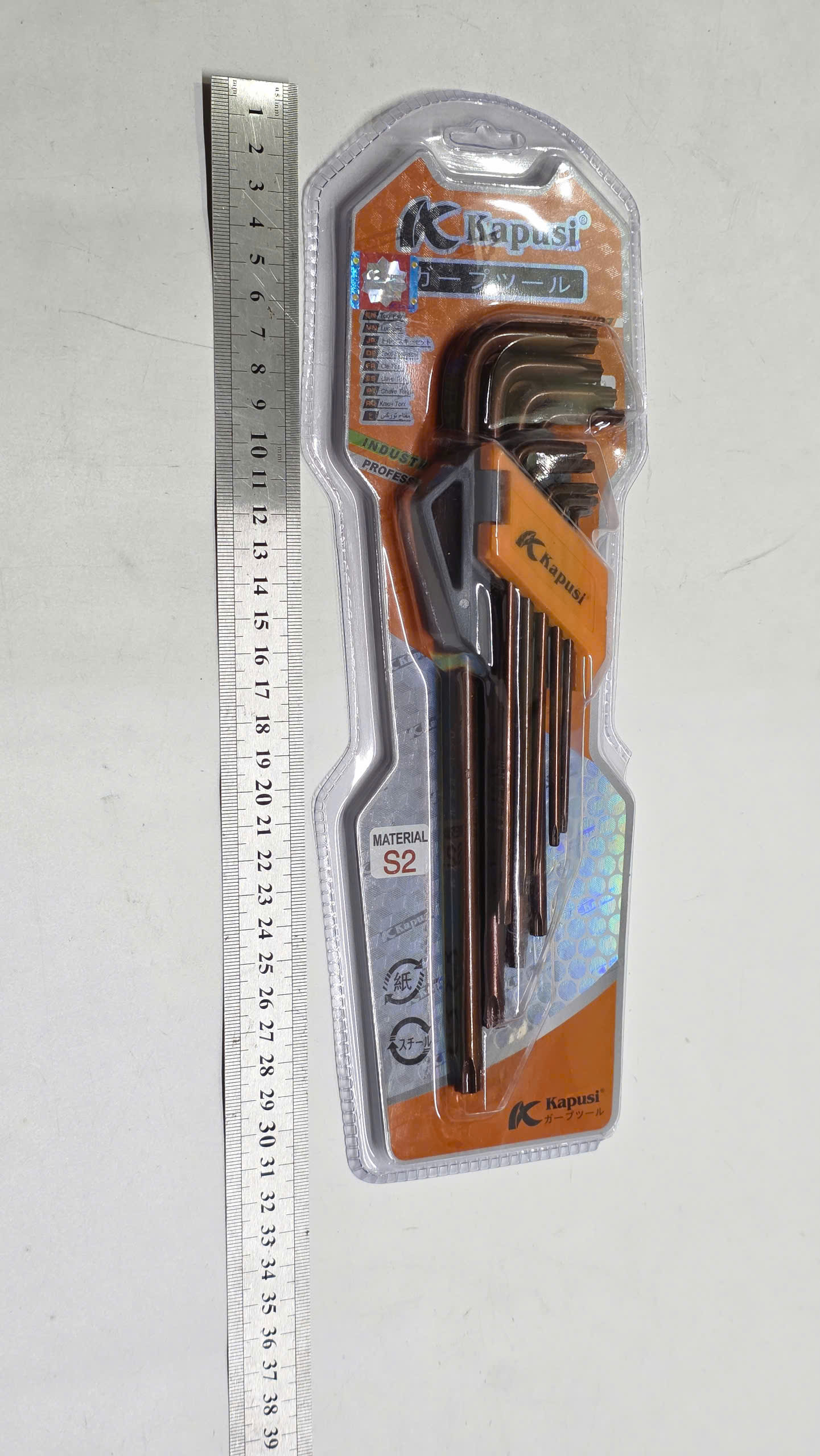 Hình ảnh 9 của mặt hàng BỘ LỤC GIÁC NÂU 9PC (BÔNG) K-7407