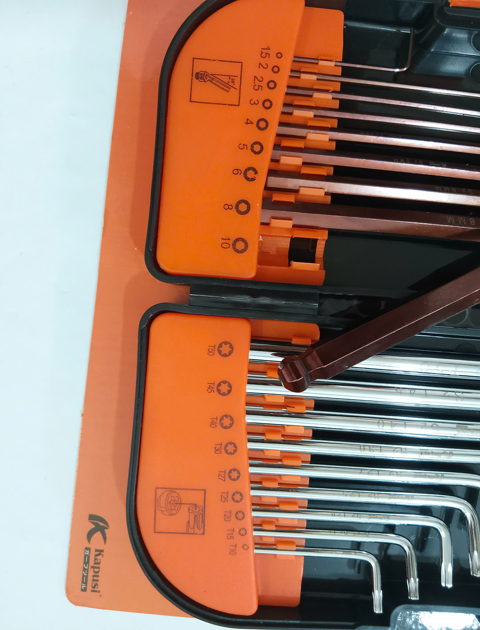 Hình ảnh 9 của mặt hàng BỘ LỤC GIÁC NÂU TRẮNG 18PC k-0420