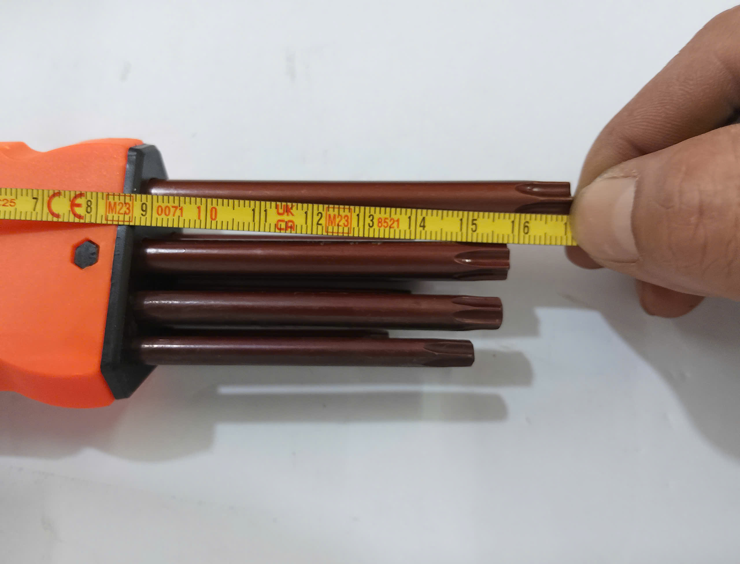 Hình ảnh 6 của mặt hàng BỘ LỤC GIÁC NÂU 9PC (2 ĐẦU  BÔNG) K-0831