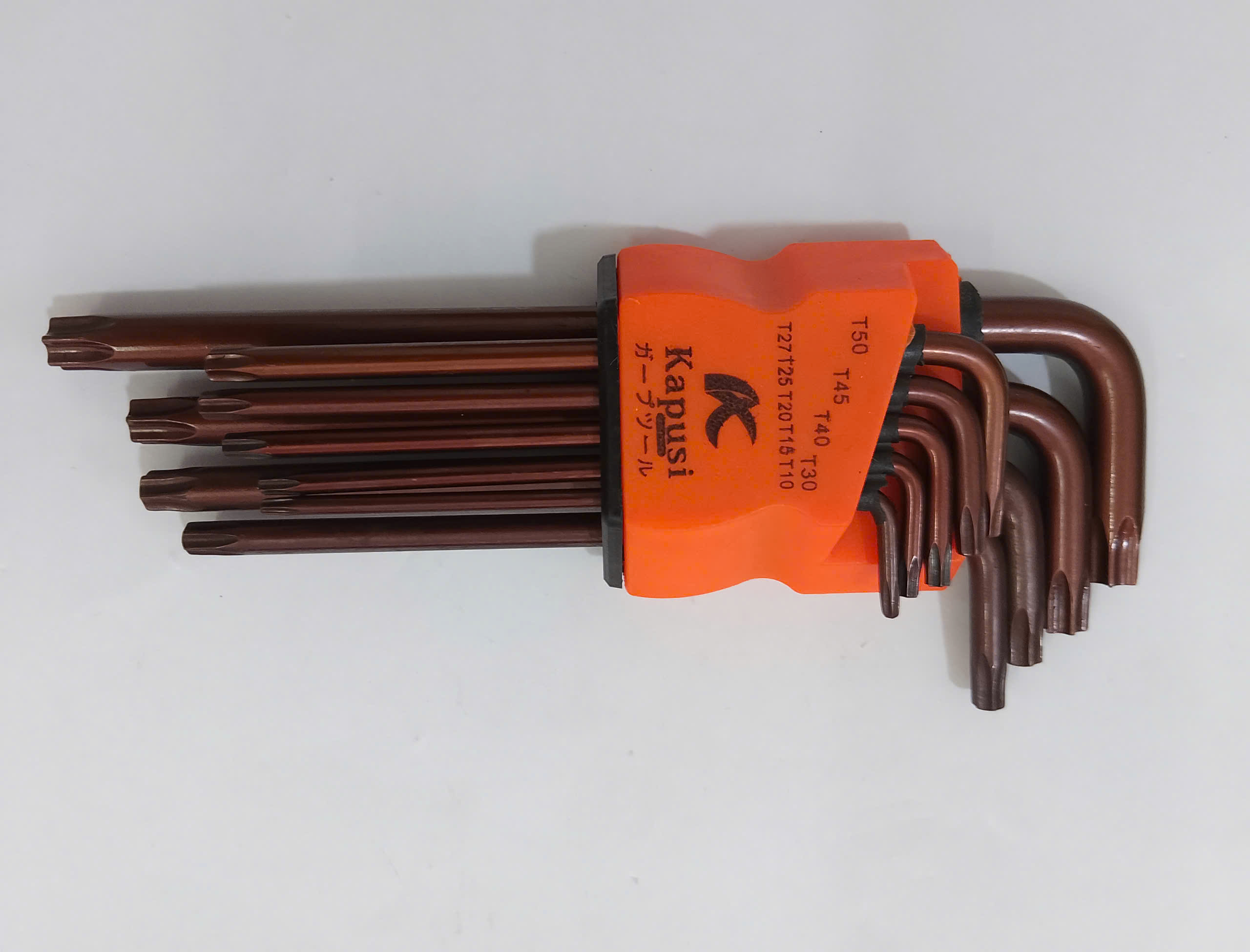 Hình ảnh 7 của mặt hàng BỘ LỤC GIÁC NÂU 9PC (2 ĐẦU  BÔNG) K-0831