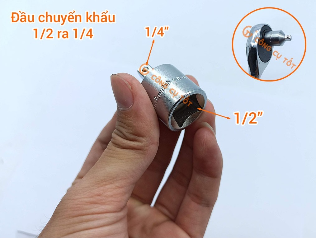 Hình ảnh 5 của mặt hàng ĐẦU CHUYẾN TUÝP 1/2*1/4 K-7846