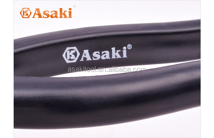 Hình ảnh 16 của mặt hàng Kềm răng cán đen kiểu Mỹ 8”/200mm Asaki AK-8047