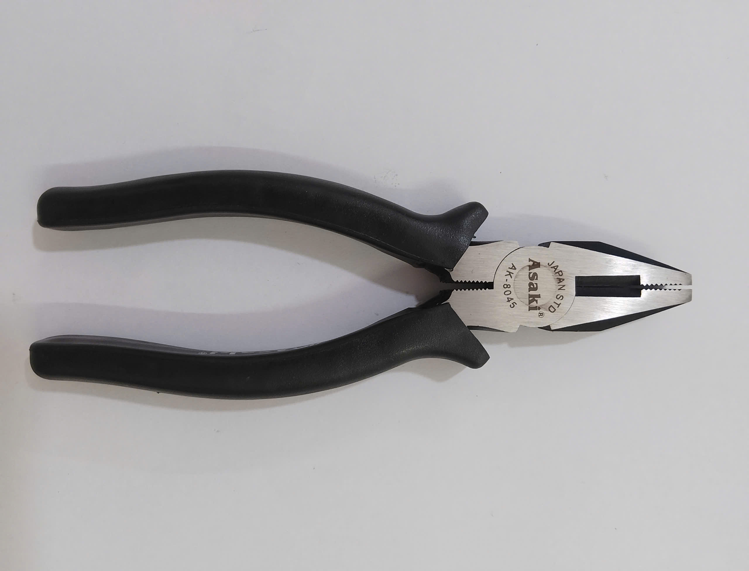 Hình ảnh 27 của mặt hàng Kềm răng cán đen kiểu Mỹ 6”/150mm Asaki AK-8045