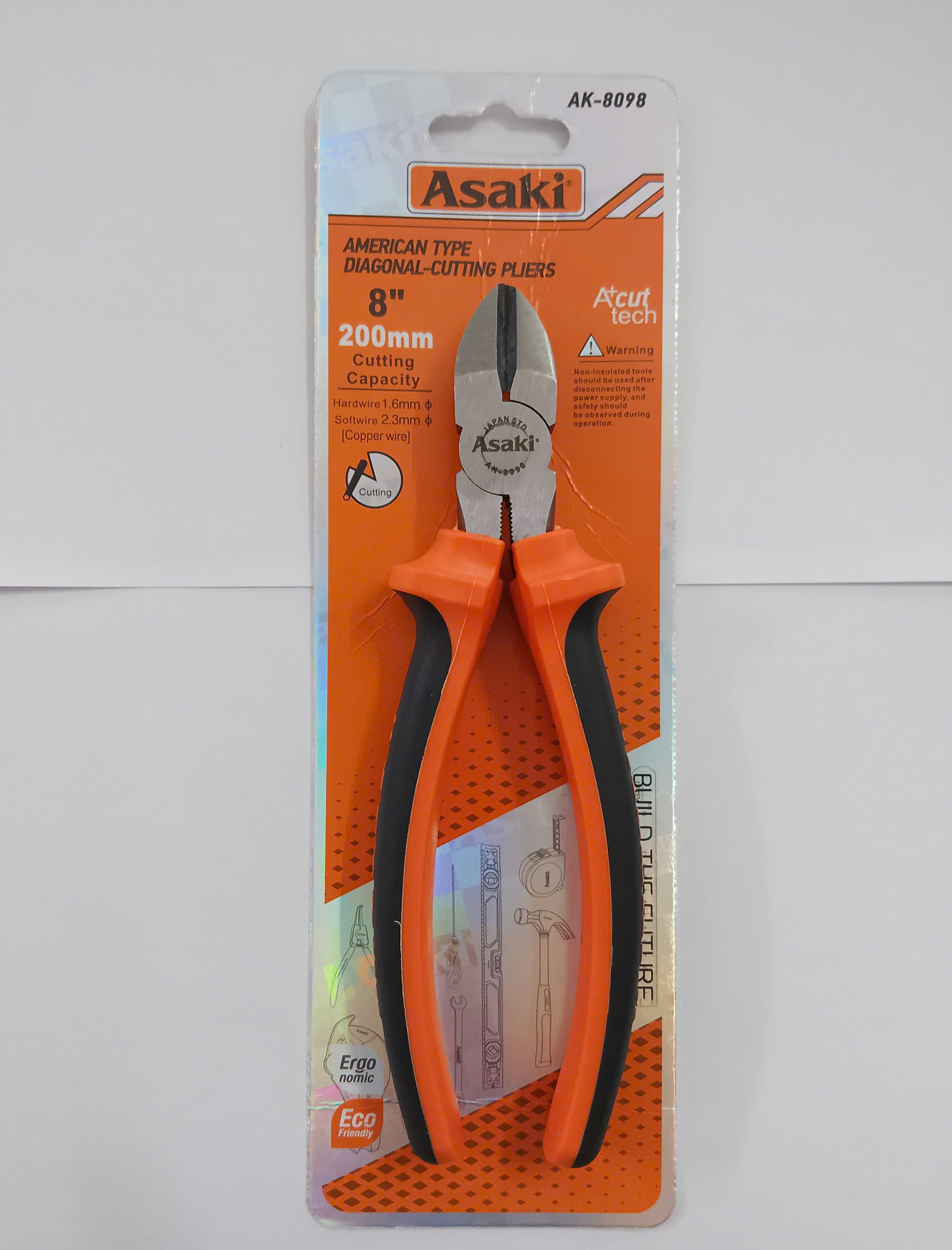 Hình ảnh 12 của mặt hàng Kềm cắt kiểu Mỹ 8”/200mm Asaki AK-8098