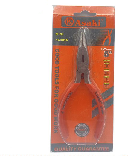 Hình ảnh 14 của mặt hàng Kềm nhọn mini 5”/125mm Asaki AK-8294