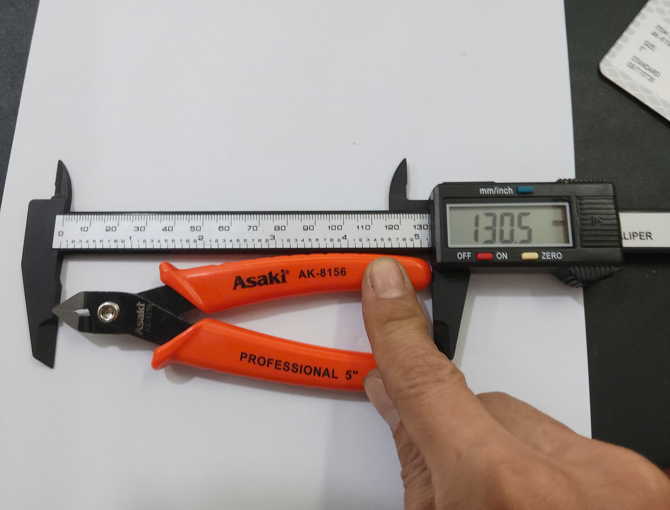 Hình ảnh 17 của mặt hàng Kềm cắt chân mạch điện tử 5''/125mm Asaki AK-8156